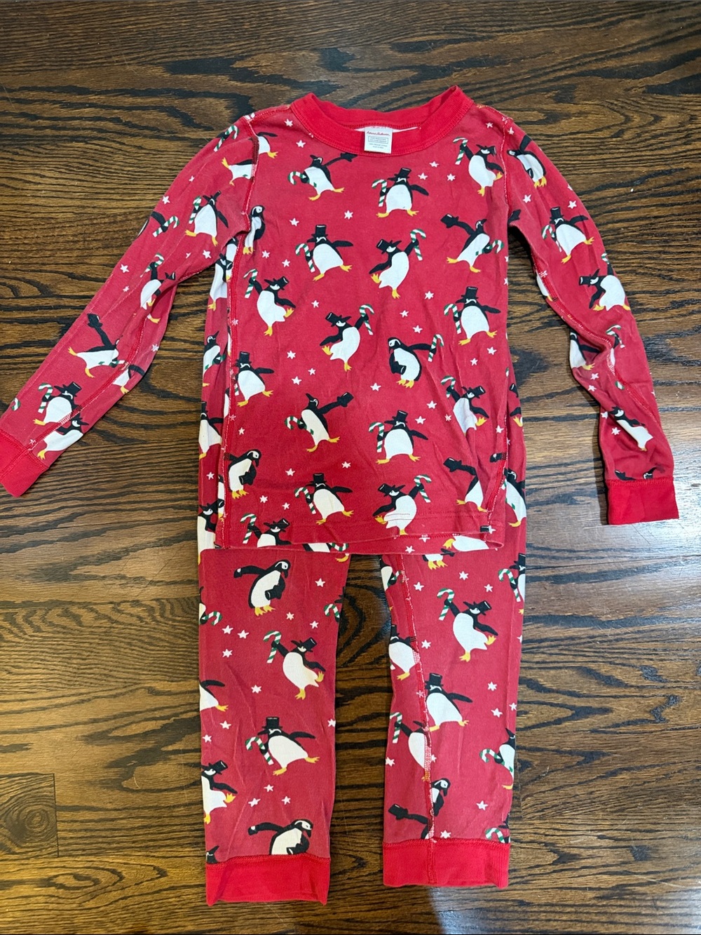 Hanna Anderson holiday pajama set size 8